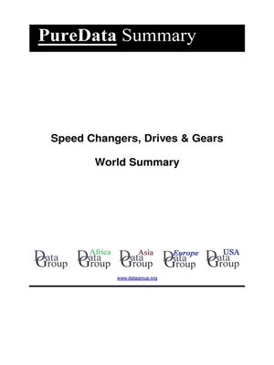 cover image of Speed Changers, Drives & Gears World Summary